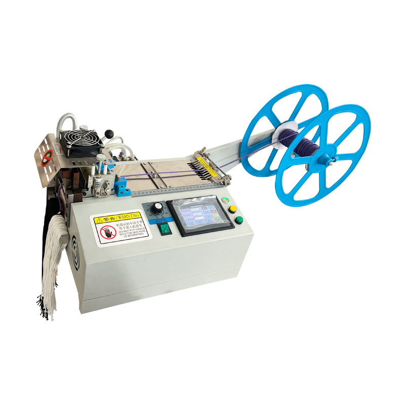 HB-988S Ribbon rope webbing Cutting machine with Collection System ...